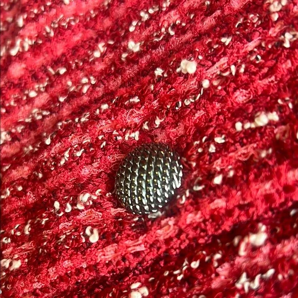 St .John Chic Red Tweed Jacket - Picture 5 of 5
